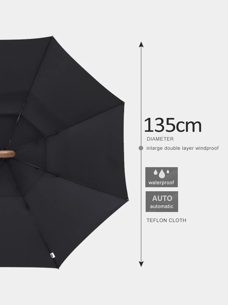 Parachase 135cm Long Handle Umbrella