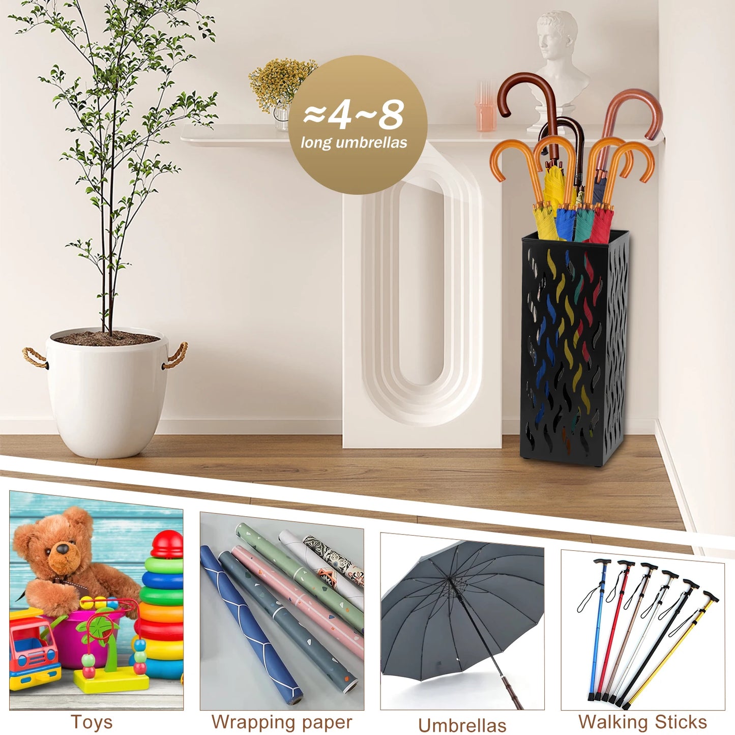 Umbrella Holder Metal Free Standing