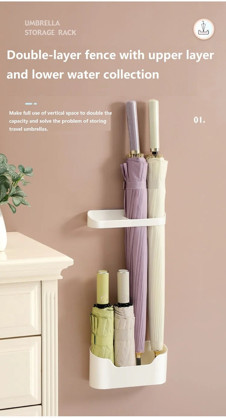 Umbrella Mount Plastic Umbrella Stand for Home Wall