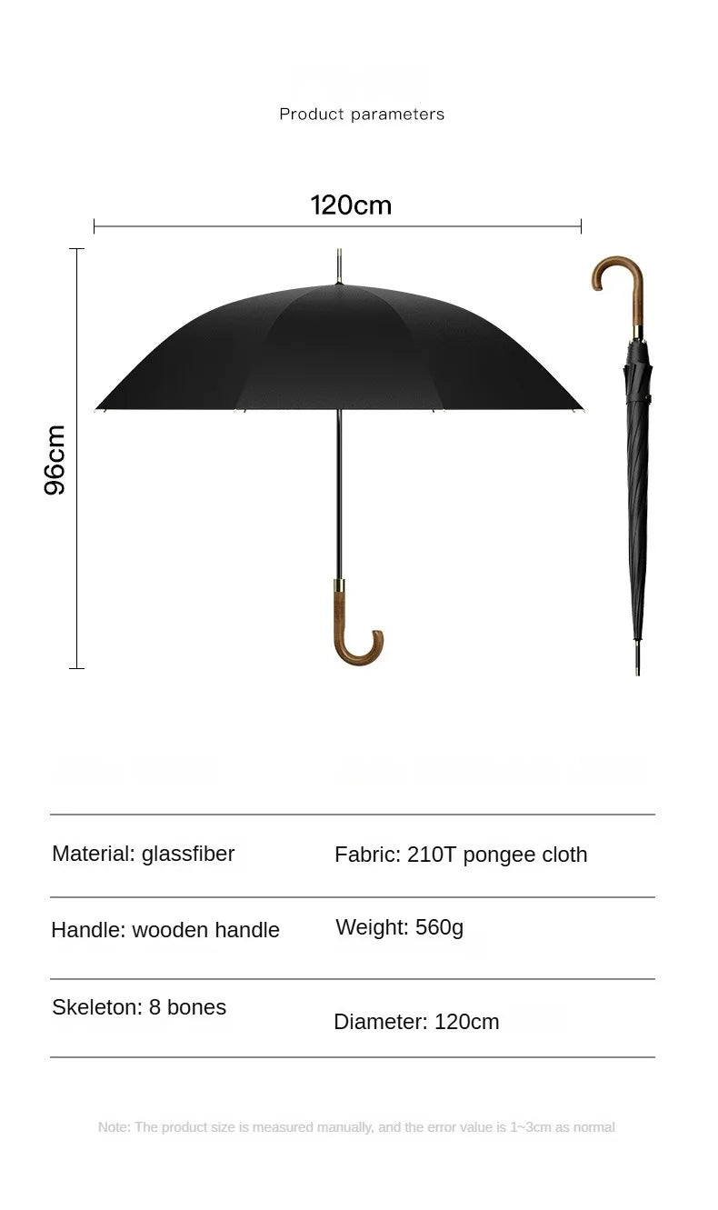 New Wooden Long Handle Luxury Umbrella
