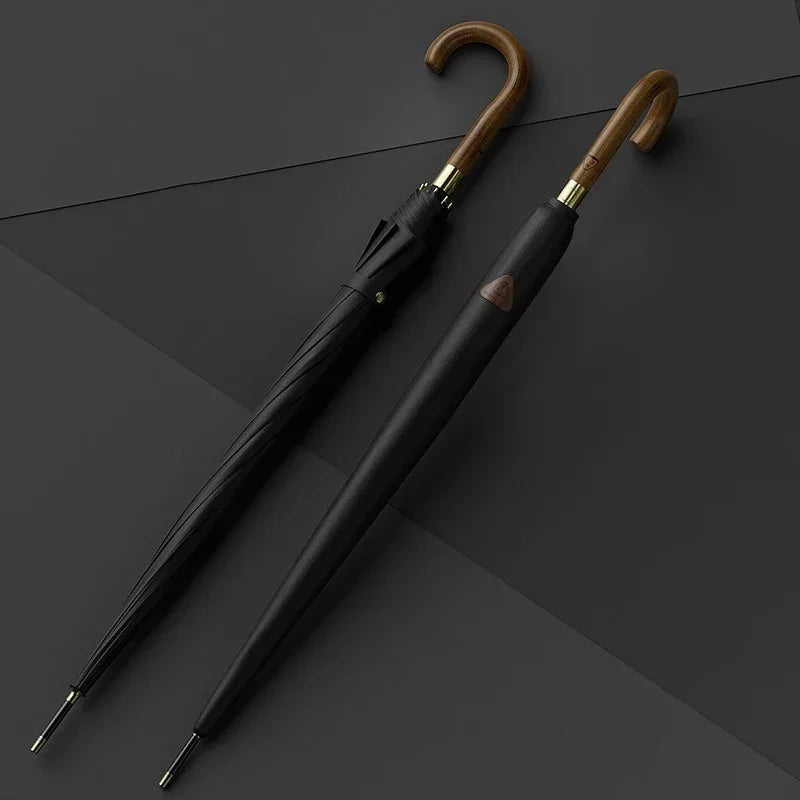 New Wooden Long Handle Luxury Umbrella