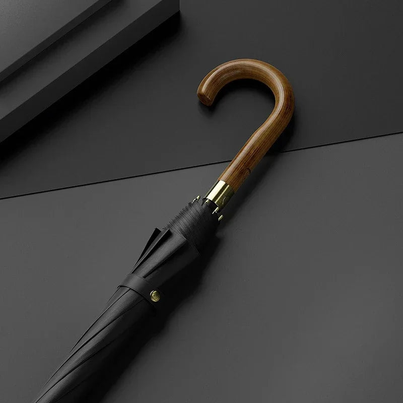New Wooden Long Handle Luxury Umbrella
