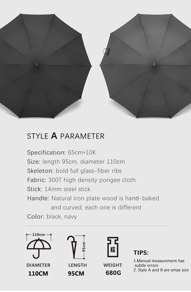 OLYCAT Big Long Umbrella Men Business
