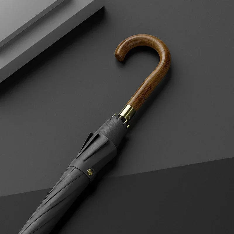 New Wooden Long Handle Luxury Umbrella