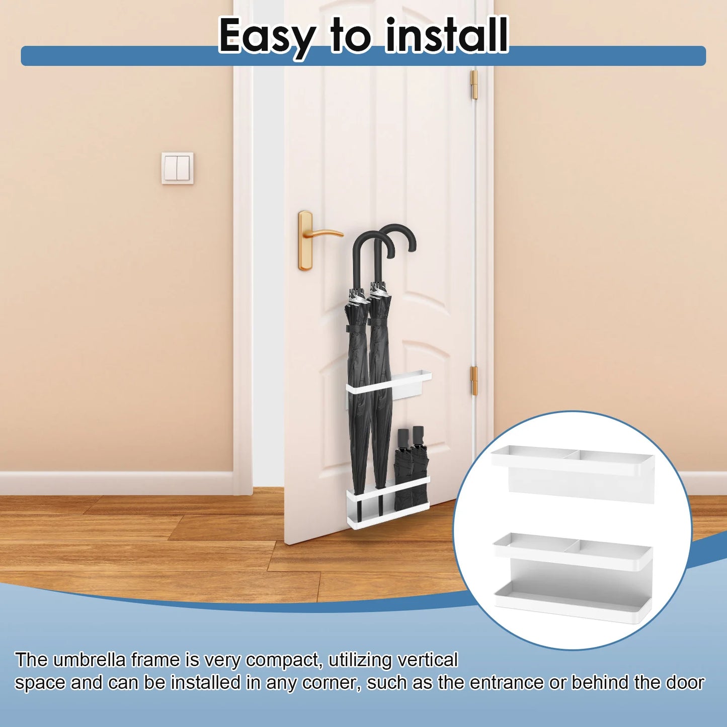 Wall Mounted Umbrella Carbon Steel Stand