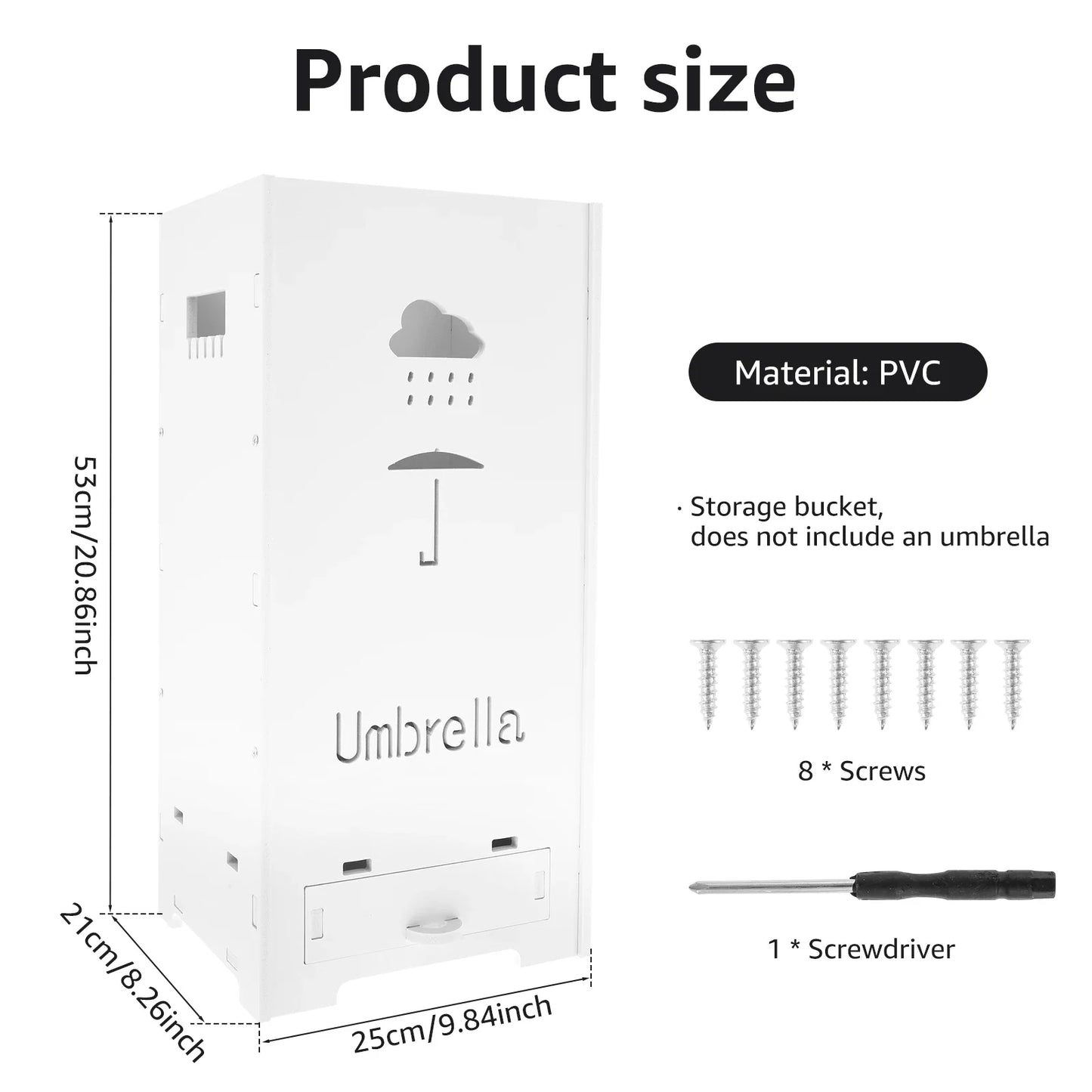 Large Capacity Umbrella Stand PVC