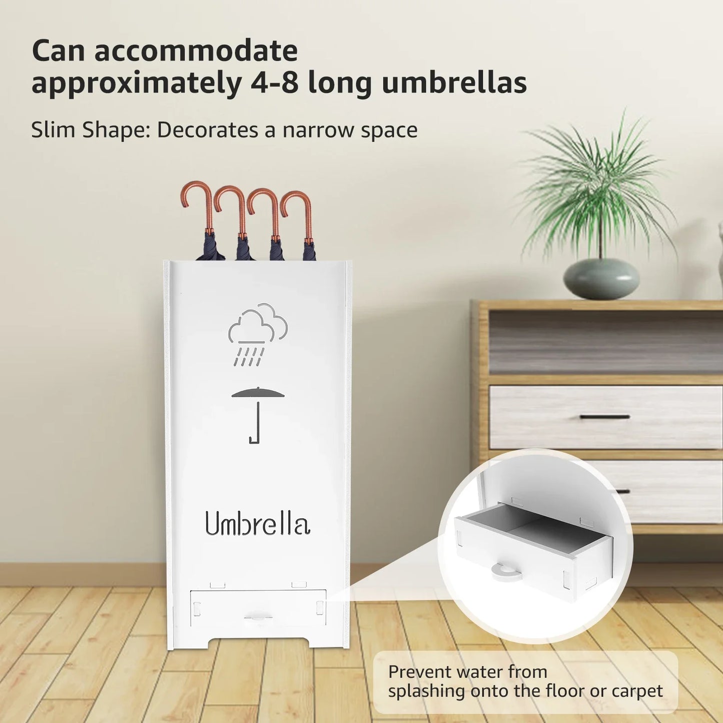 Large Capacity Umbrella Stand PVC