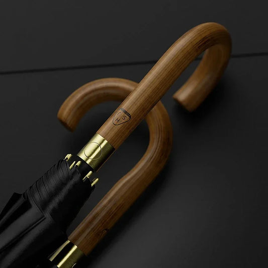 New Wooden Long Handle Luxury Umbrella