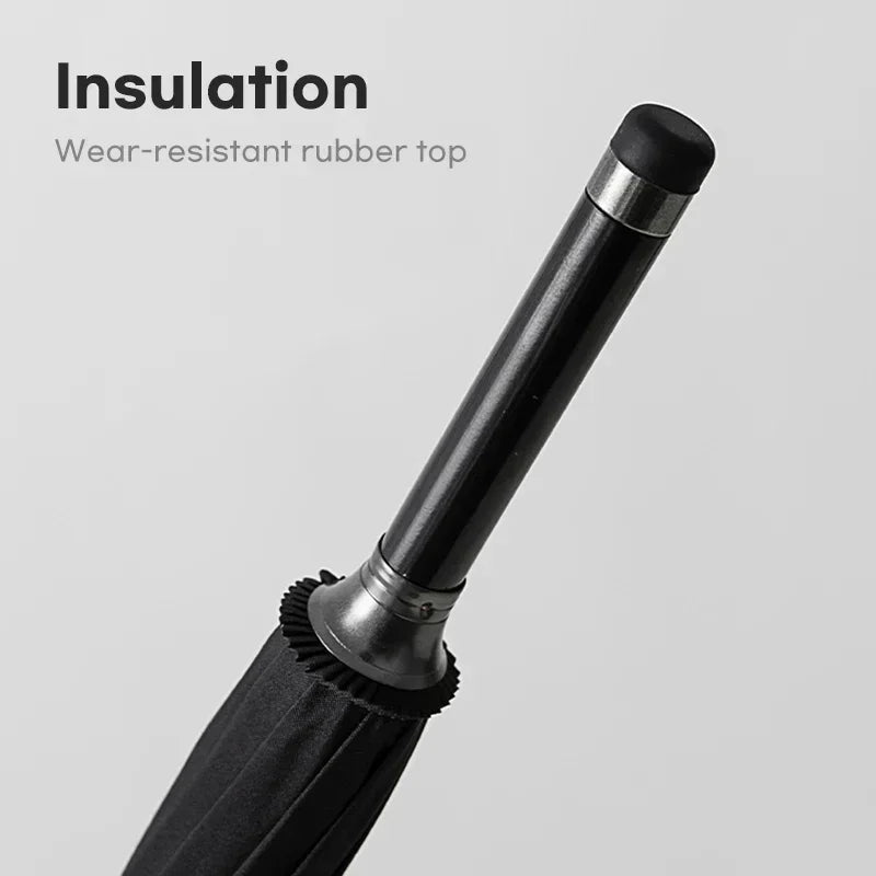 Parachase Windproof Big Umbrella Men Wooden