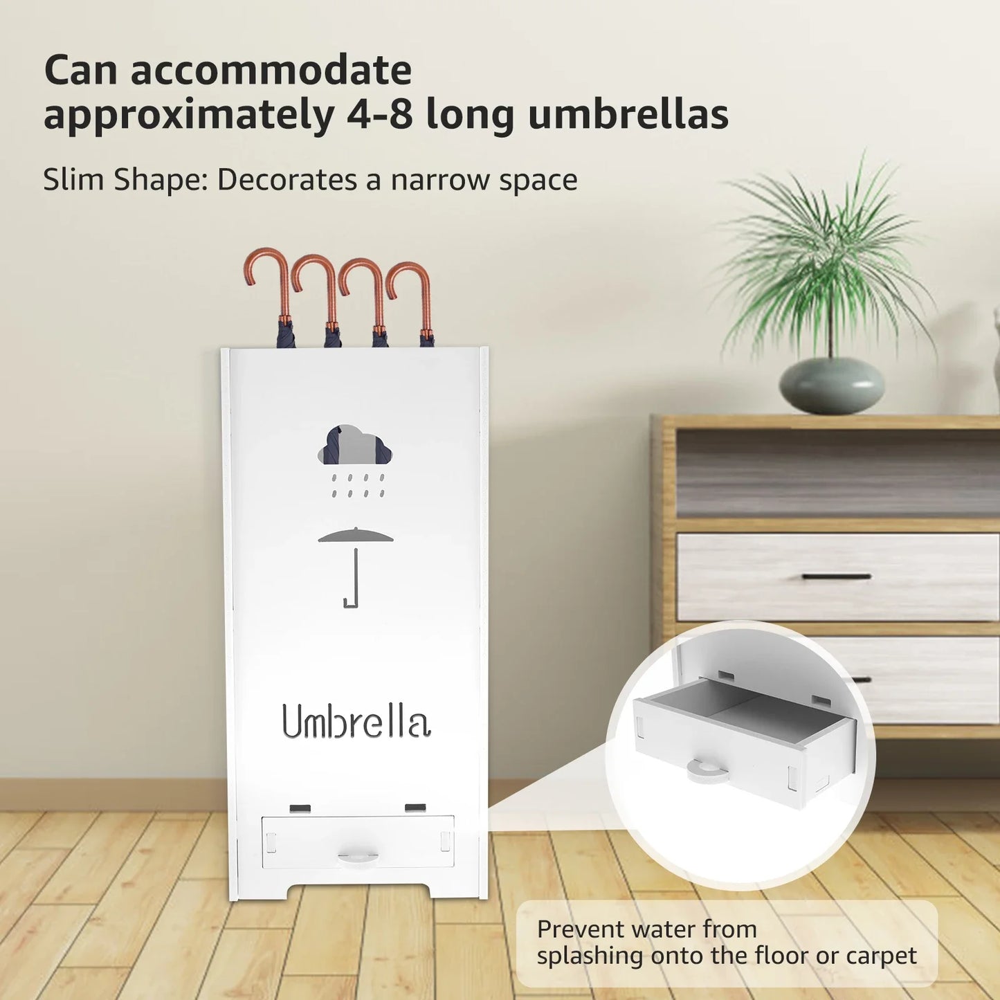Large Capacity Umbrella Stand PVC