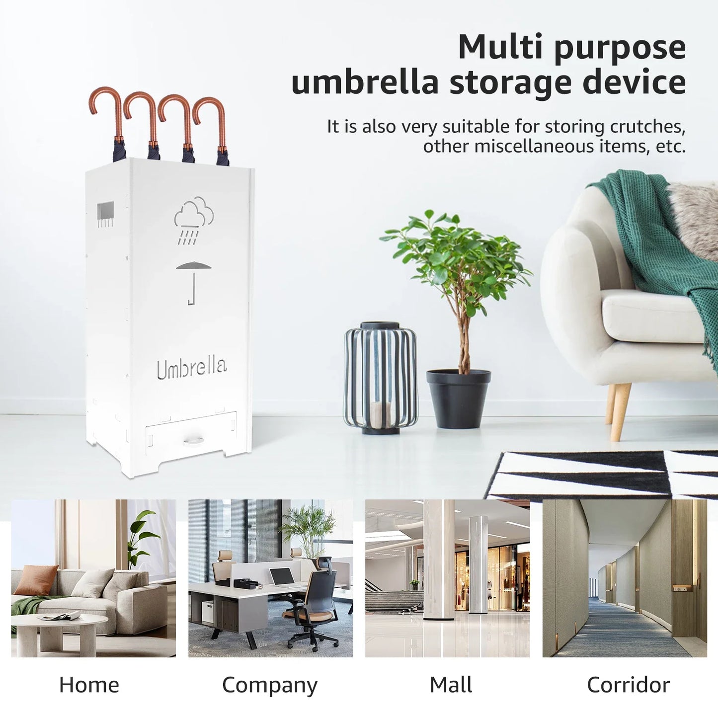 Large Capacity Umbrella Stand PVC